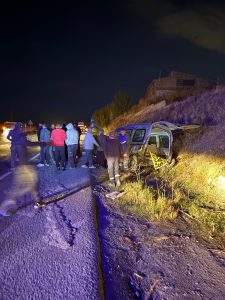 Yozgat-Ankara karayolunda iki araç çarpıştı