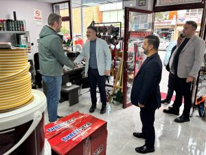 Başkan Arslan’dan esnaf ziyareti